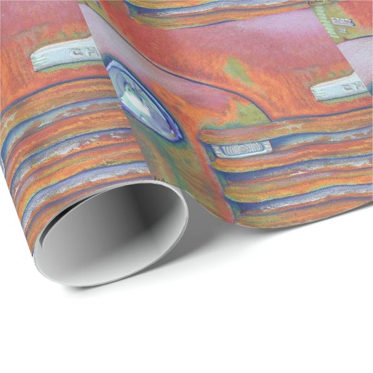 Rost Chevrolets Chevy Geschenkpapier (Rolleneckpunkt)