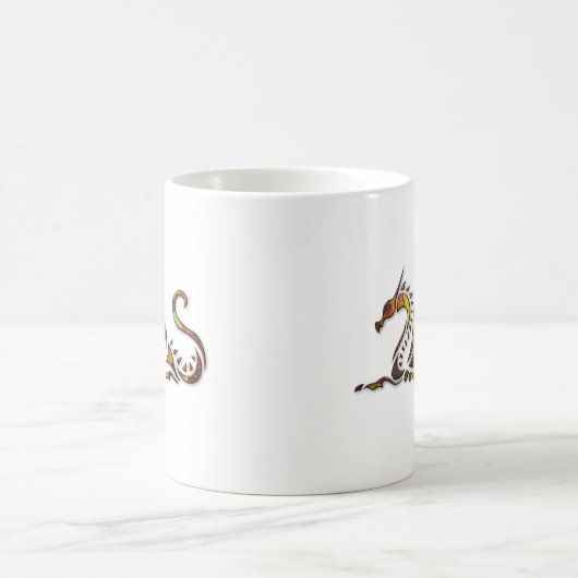 Rost-Drache Kaffeetasse (Mittel)