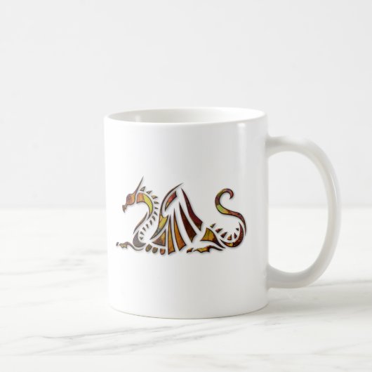 Rost-Drache Kaffeetasse (Rechts)