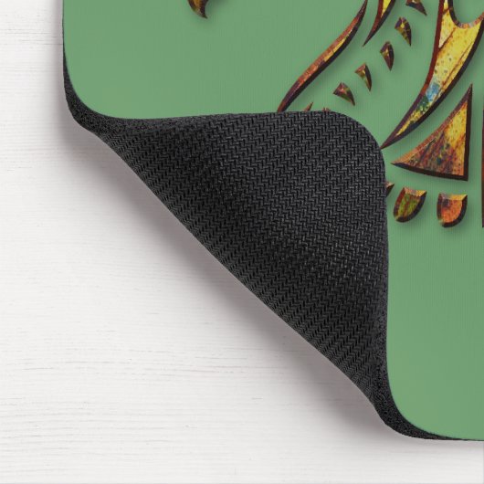 Rost-Drache Mousepad (Ecke)