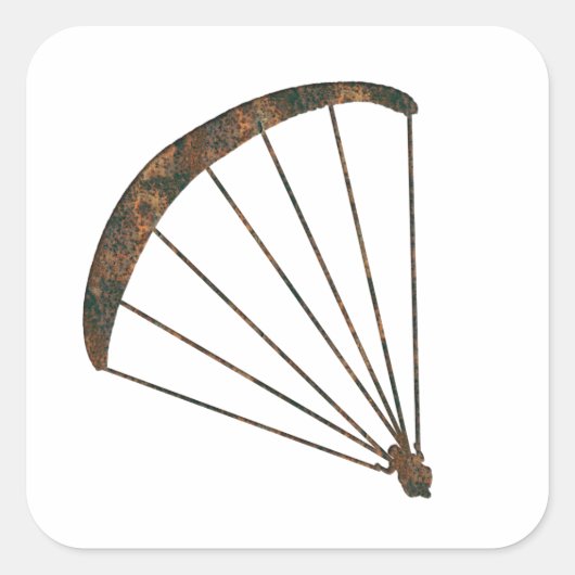 Rost Gleitschirm Aufkleber (Vorderseite)