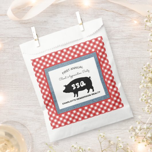 Rost-GRILLEN-Party Geschenktütchen (Ausgeschnitten)