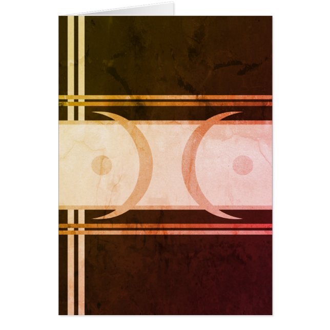 "Rost-" Kunst-Karte (Vorne)