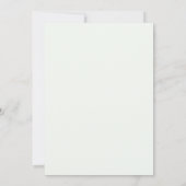 Rost-Ocker-Kranz-Hochzeit Einladung (Rückseite)