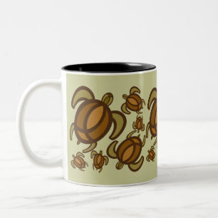 Rost-Schildkröte-Tassen Zweifarbige Tasse