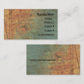 Rost-Schmutz-strukturierte Visitenkarte (Vorne/Hinten)