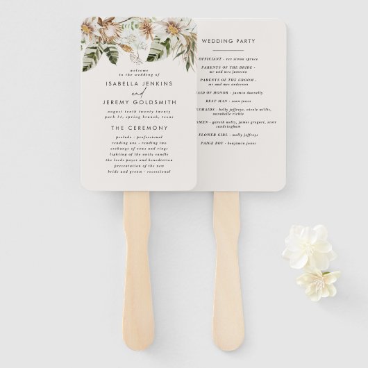 Rost schwarz Chic rustikal rustikal elegant modern Fächer (Vorne und Hinten)