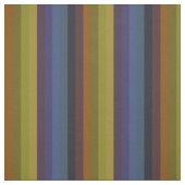 Rost, Senf & Indigo Retro-Streifen Stoff (Muster)