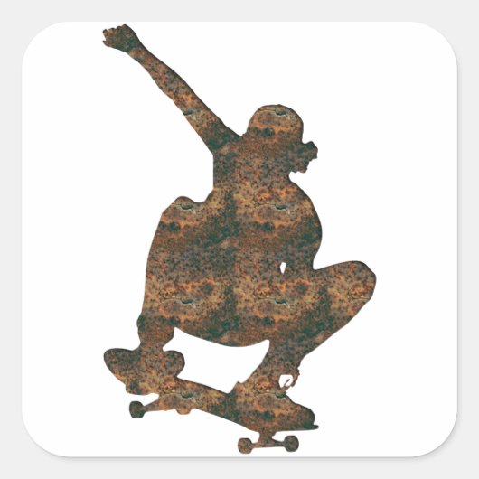 Rost Skateboard Aufkleber (Vorderseite)