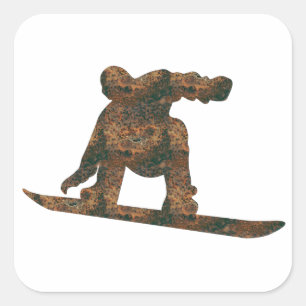 Rost Snowboard Aufkleber
