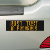 Rost-Test Autoaufkleber (On Car)