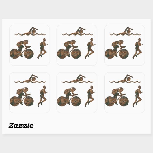 Rost Triathlon Sticker (Blatt)