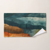 Rost und Aquamarin Badhandtuch Set (Handtuch)