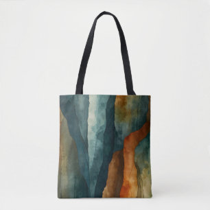 Rost und Aquamarin Tasche