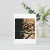 Rost- und Blankdraht Postkarte (Stehend Vorderseite)