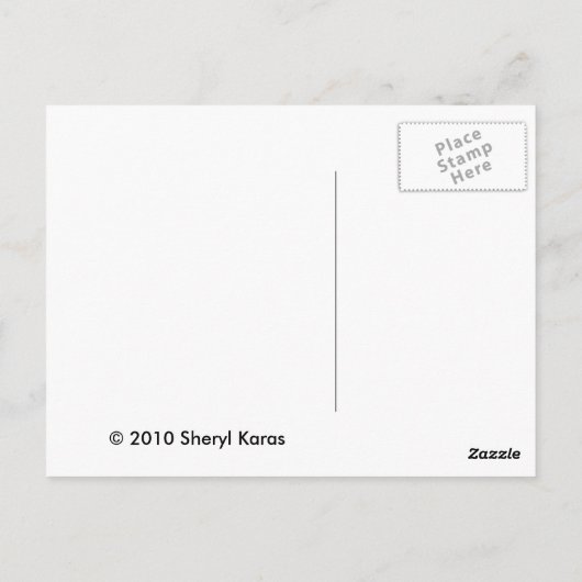 Rost- und Blankdraht Postkarte (Rückseite)