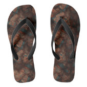 Rost und Blauer Stein Badesandalen (Fußbett)