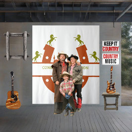 Rost und Olivgrün Kakteen Wiedersehen Wandteppich