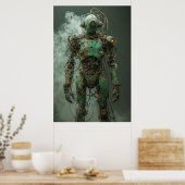 Rost und Reste: Ein dystopischer Android Poster (Küche)