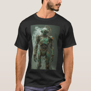 Rost und Reste: Ein dystopisches Android T-Shirt