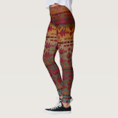 Rost und Roter Wein, Gemusterte Leggings im Südwes (Links)