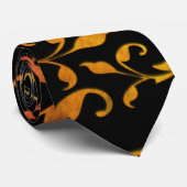 Rost und schwarz krawatte (Gerollt)