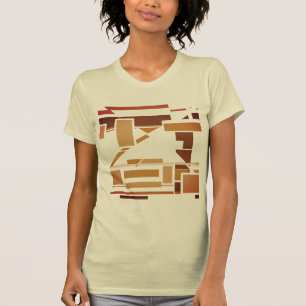 Rost verbranntes Orange Braun Südwest Kunst-inspir T-Shirt