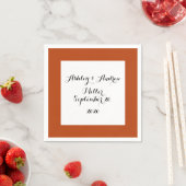 Rost von hoher Qualität gefärbt Serviette (Beispiel)