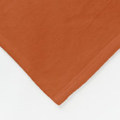 Rost Wurfkissen Fleecedecke (Ecke)