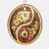 Rost Yin Yang Keramik Ornament (Links)