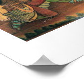 Rostam in Battle Print Poster (Ecke)