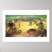 Rostam in Battle Print Poster (Vorne)