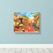 Rostam & Sohrab Print Leinwanddruck (Insitu (Holzboden))