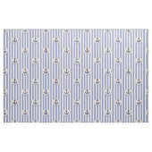 Rostanker/Seil der Nautischen Marine mit blauem St Stoff (Fat Quarter (45,7 x 55,9 cm))