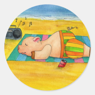 Rostaufkleber Runder Aufkleber