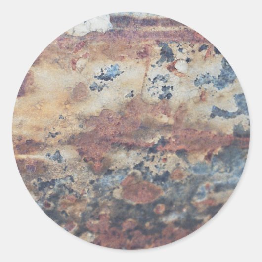 Rostaufkleber Runder Aufkleber (Vorderseite)