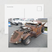Rostbehälter mit Rinderfänger Postkarte (Vorne/Hinten)