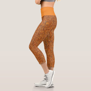 Rostbraun Zazzle_Growshop. Capri Leggings