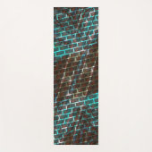 Rostbraunblau, Kratzer, kleiner Stein oder Gräser Yogamatte (Vorderseite)