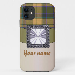 Rostbrauner Tartan kariert Case-Mate iPhone Hülle