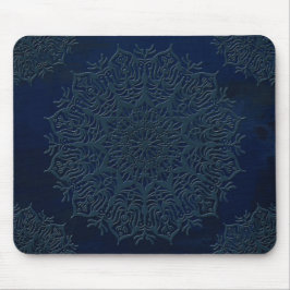 Rostbrushed metalic-Prägung mit Blumenmuster Mousepad