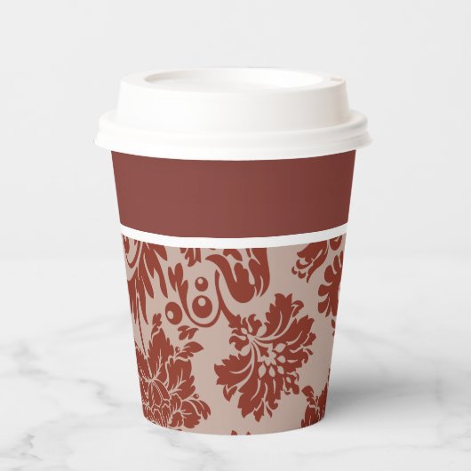 Rostdampfer Pappbecher (Vorderseite)