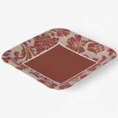 Rostdampfer Pappteller (Gewinkelt)