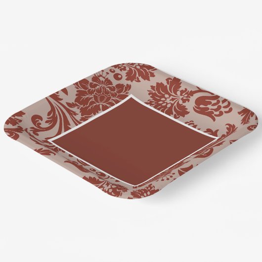 Rostdampfer Pappteller (Gewinkelt)