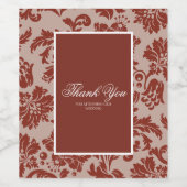 Rostdampfer Weinetikett (Einzelnes Label)