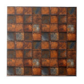 Rosteisenmetall Fliese (Vorderseite)