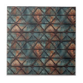 Rosteisenmetall Fliese (Vorderseite)