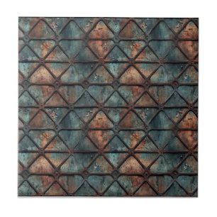 Rosteisenmetall Fliese