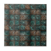 Rosteisenmetall Fliese (Vorderseite)