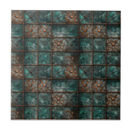 Rosteisenmetall Fliese